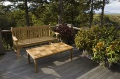 Basketweave Rectangular Table, Large -Garden Care Shop 36351 003v