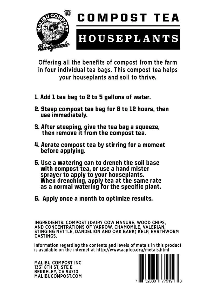 Malibu Compost Tea For Houseplants 2 Malibu Compost Tea For Houseplants - Image 2