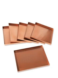 Crisscross Cascading Plant Trays, Set Of 6