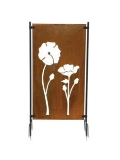Poppy Corten Steel Screen -Garden Care Shop 3 4 crop 8612984 3178