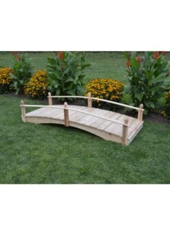 Acorn Garden Bridge Unfinished 4' X 8' -Garden Care Shop 3 4 crop 8613404 01V 3