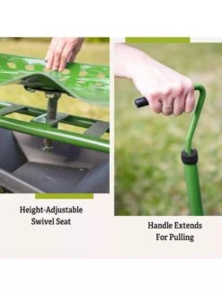 Deluxe Tractor Scoot With Bucket Basket 8 Deluxe Tractor Scoot With Bucket Basket -Garden Care Shop 40131 5