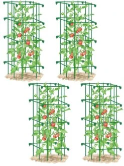 Tomato Cages, Set Of 4 -Garden Care Shop 8587040 GR 001E tif