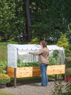 Elevated Planter Box, Frame And 2 Covers Kit, 2' X 8' 10 Elevated Planter Box, Frame And 2 Covers Kit, 2' X 8' -Garden Care Shop 8587631 304 tif 1