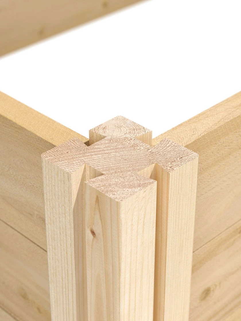 Tall 2-Tier Pine Raised Garden Bed, 4'x12' 5 Tall 2-Tier Pine Raised Garden Bed, 4'x12' - Image 5