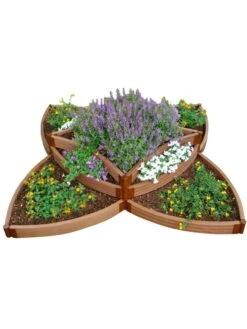 Classic Sienna Versailles Sunburst Raised Garden Bed With 2" Boards -Garden Care Shop 8588252 07v