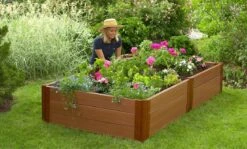 Classic Sienna Raised Bed, 16 1/2" High With 2" Boards
