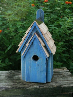 Heartwood Bluebird Manor Bird House 5 Heartwood Bluebird Manor Bird House -Garden Care Shop 8591068bl 03v 1 heartwood bluebird manor bird house blue