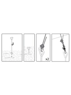 Canopia® By Palram Anchoring Kit For The Palram - Canopia Greenhouses -Garden Care Shop 8591357 08v 1