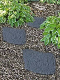 Recycled Rubber Flagstone Stepping Stone -Garden Care Shop 8594282 001V tif