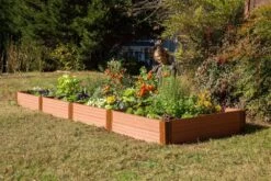 Composite Raised Bed With 1" Boards, 11" -Garden Care Shop 8595613 02V tif