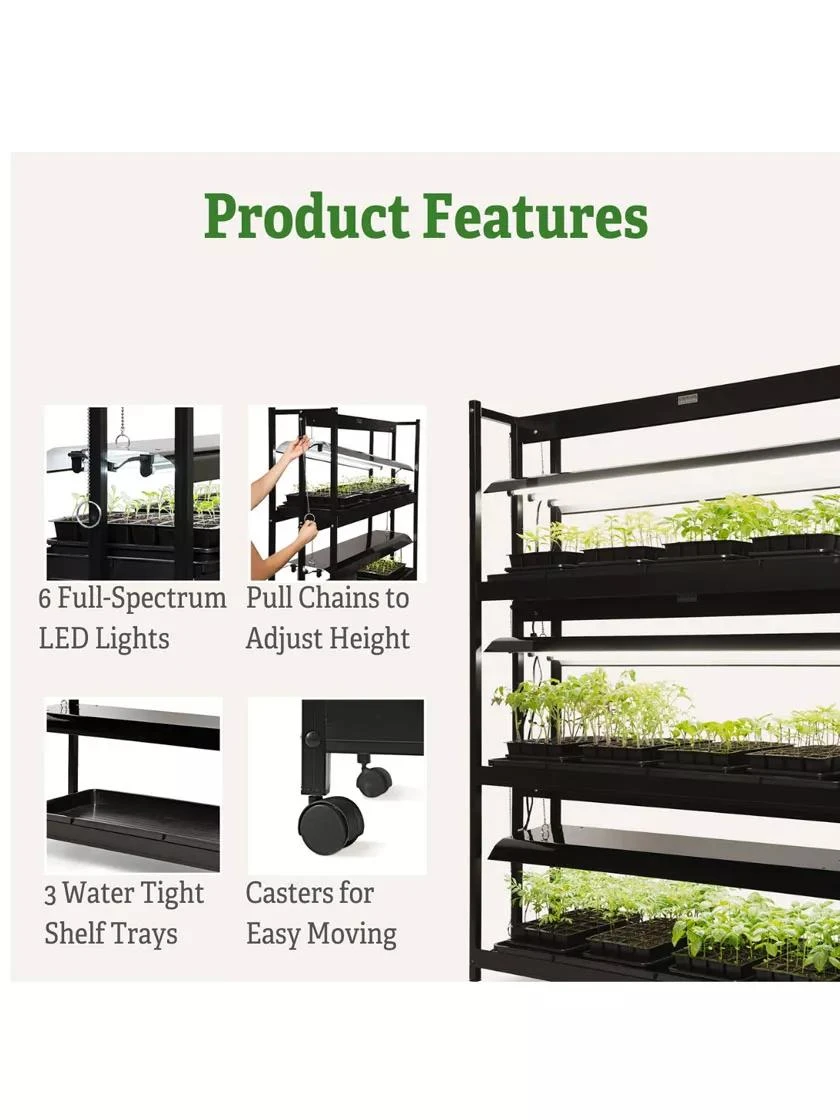 LED SunLite® High Intensity 3-Tier Garden 4 LED SunLite® High Intensity 3-Tier Garden - Image 4