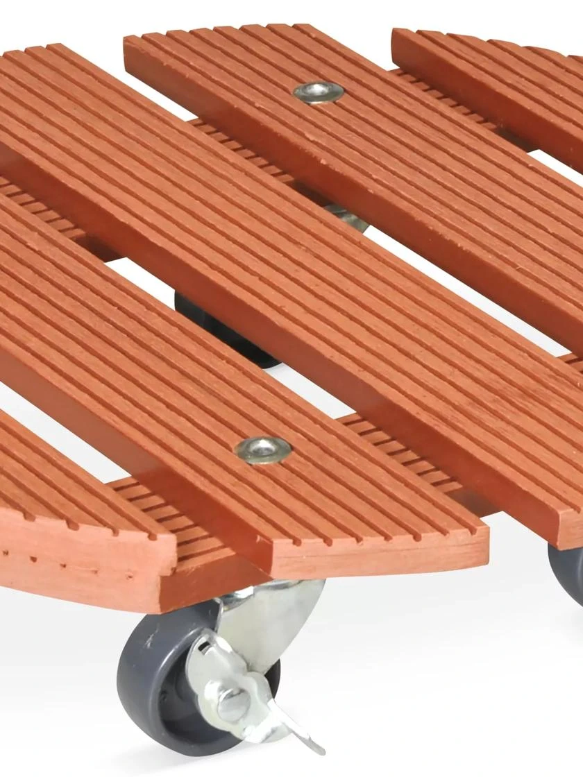 Round Waterproof Planter Caddy, 11-1/2" 3 Round Waterproof Planter Caddy, 11-1/2" - Image 3