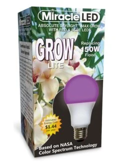 Miracle LEDĀ® Grow Light Bulb, Red And Blue