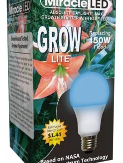 Garden Care Shop 38 Miracle LED® Grow Light Bulb, Blue