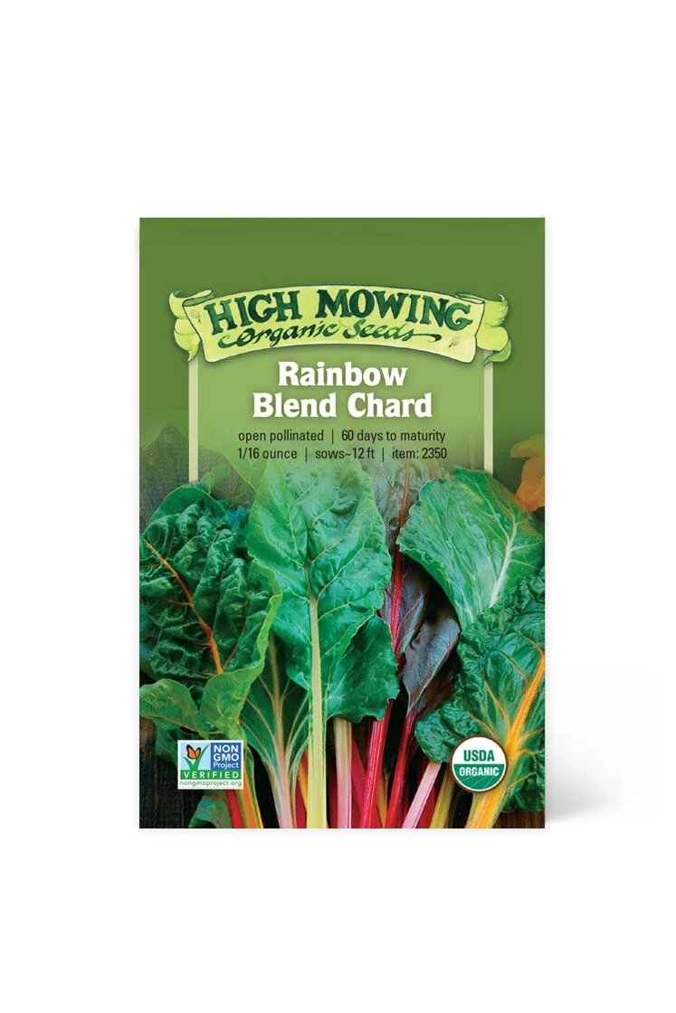 Rainbow Blend Chard Organic Seeds 1 Rainbow Blend Chard Organic Seeds
