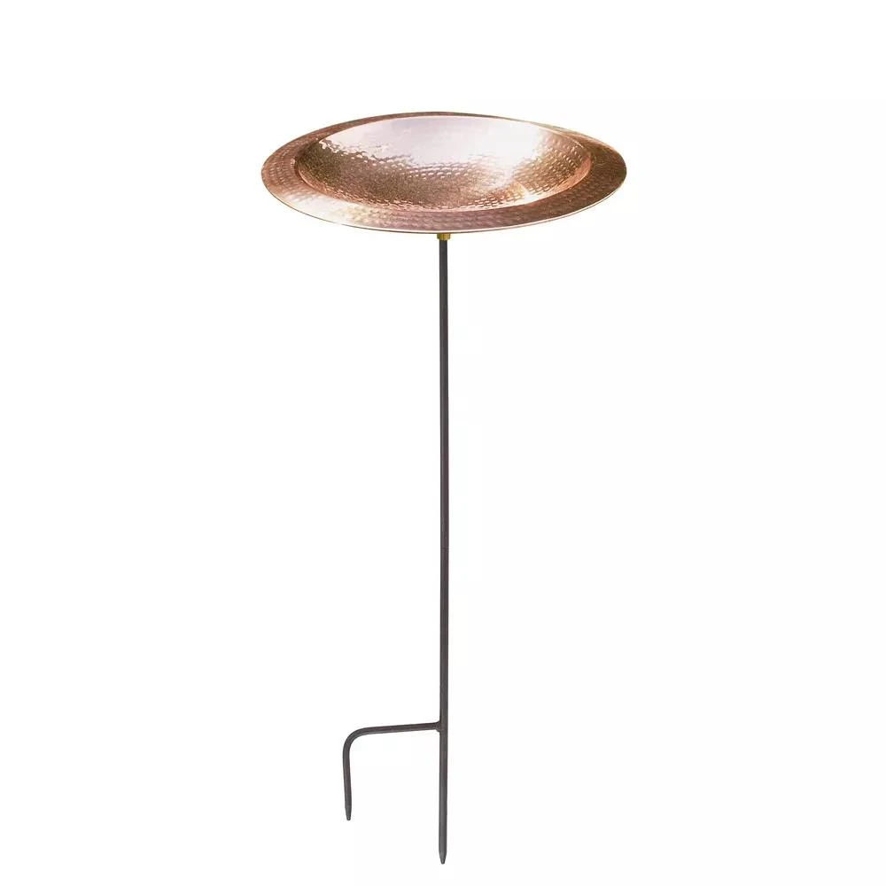 Achla Designs Hammered Copper Bowl Bird Bath 2 Achla Designs Hammered Copper Bowl Bird Bath - Image 2