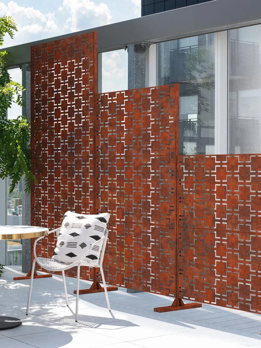 Veradek 2-Panel Privacy Screen Set, Quadra 3 Veradek 2-Panel Privacy Screen Set, Quadra - Image 3