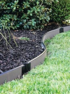 Curved Composite Landscape Edging Kit With 1" Boards 10 Curved Composite Landscape Edging Kit With 1" Boards -Garden Care Shop 8599404 11V tif