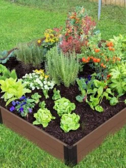Composite Raised Bed With 1" Boards, 11" -Garden Care Shop 8599452 01V tif