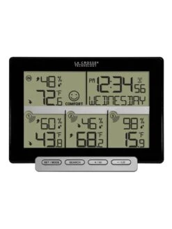 La Crosse 308-1412-3TX-INT Wireless Weather Station With 3 Sensors -Garden Care Shop 8599459 01v