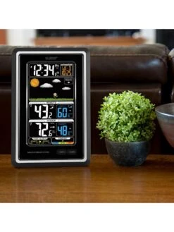 La Crosse Wireless Vertical Color Forecast Station -Garden Care Shop 8599462 02v