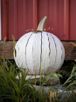 Desert Steel Pumpkin Luminary, Short -Garden Care Shop 8599560 06v desert steel pumpkin luminary short lantern