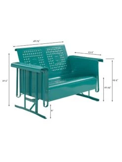 Crosley Bates Loveseat Glider 10 Crosley Bates Loveseat Glider -Garden Care Shop 8599629 02v