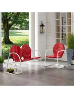 Crosley Griffith Loveseat & Chair Outdoor Seating Set -Garden Care Shop 8599634 03v