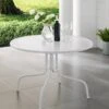 Crosley Griffith Metal Outdoor Dining Table, 39" Round