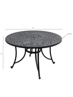 Crosley Sedona Cast Aluminum Dining Table -Garden Care Shop 8599661 01v