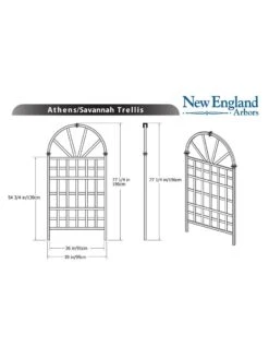 Savannah Composite Vinyl Trellis -Garden Care Shop 8599769 03v