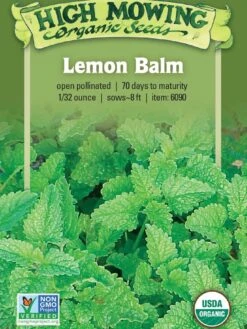 Lemon Balm Organic Seeds 5 Lemon Balm Organic Seeds -Garden Care Shop 8599880 02V tif