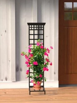 Mission-Style Planter Stand With Trellis 5 Mission-Style Planter Stand With Trellis -Garden Care Shop 8600111 01V tif