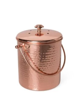 Hammered Copper Compost Pail -Garden Care Shop 8600224 19320 tif