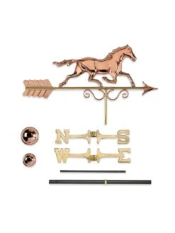 Galloping Horse Copper Weathervane 7 Galloping Horse Copper Weathervane -Garden Care Shop 8600346 04v