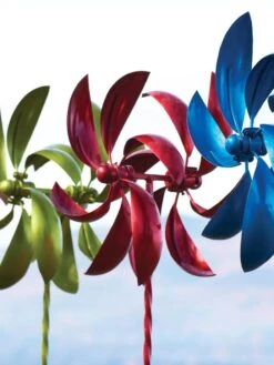 Feather Staked Wind Spinner, 22" -Garden Care Shop 8600480 01V tif