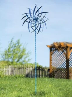 Pinwheel Wind Spinner, 22" 7 Pinwheel Wind Spinner, 22" -Garden Care Shop 8600488 02V tif