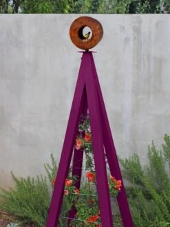 Bird Cafe + Akoris Garden Tuteur Sr. -Garden Care Shop 8600525 01v bird cafe akoris garden tuteur aubergine 1