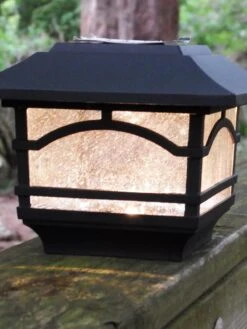 Solar Post Cap Railing Light 2-Pack 9 Solar Post Cap Railing Light 2-Pack -Garden Care Shop 8608699 02V tif