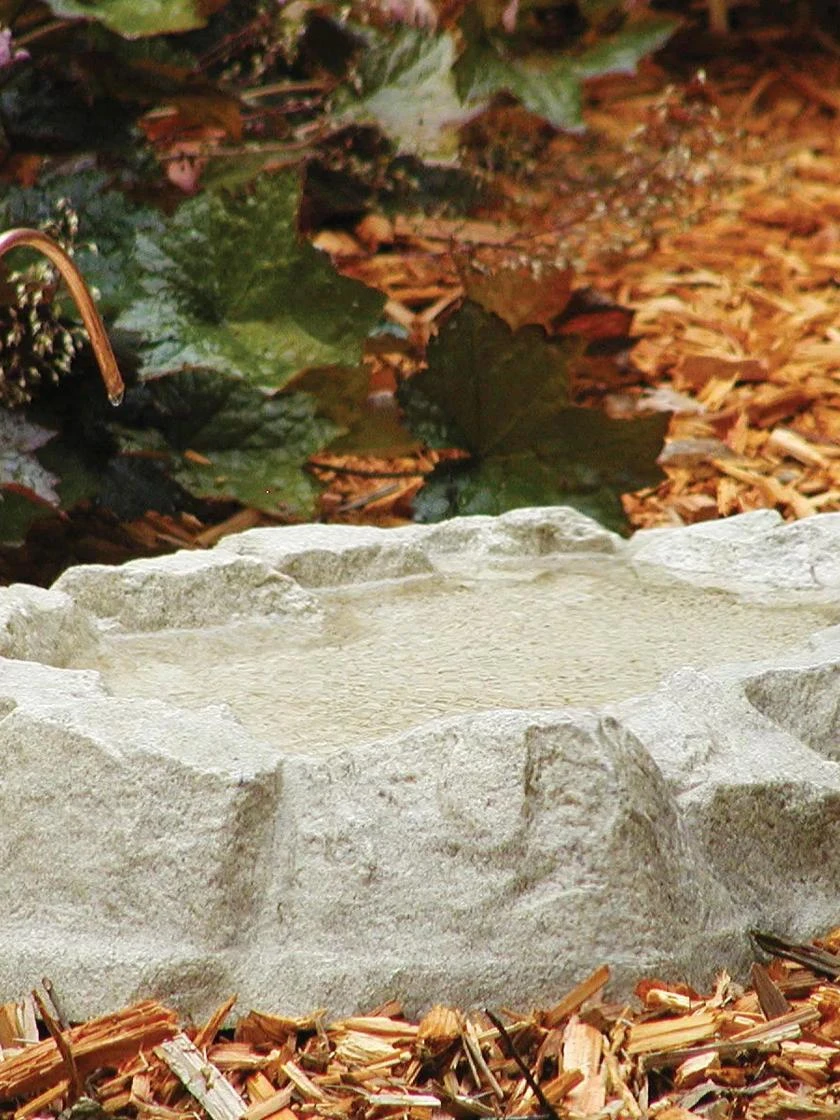 Birds Choice Rocky Mountain Birdbath With Dripper 1 Birds Choice Rocky Mountain Birdbath With Dripper