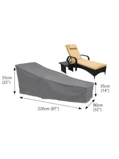 Bosmere Large Sunbed Waterproof Cover -Garden Care Shop 8608855 02v