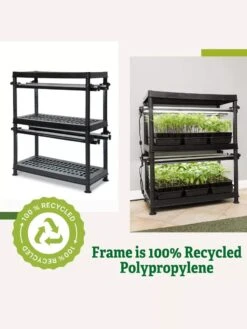 Stack-n-Grow Lights - 2-Tier System 14 Stack-n-Grow Lights - 2-Tier System -Garden Care Shop 8608905 3