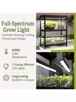 LED Stack-n-Grow Lights - 2-Tier System 9 LED Stack-n-Grow Lights - 2-Tier System -Garden Care Shop 8608906 2