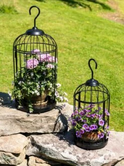Hanging Birdcage Planter Set 8 Hanging Birdcage Planter Set -Garden Care Shop 8609181 0374 tif