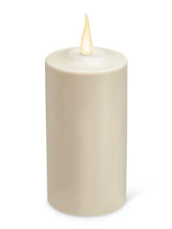 Outdoor LED Pillar Candles -Garden Care Shop 8609405 04v outdoor led pillar candle 6 inch