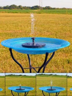 Floating Solar Bird Bath Bubbler -Garden Care Shop 8609905 01V tif