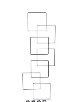 Building Blocks Wall Trellis, 45" -Garden Care Shop 8610183 3933 tif