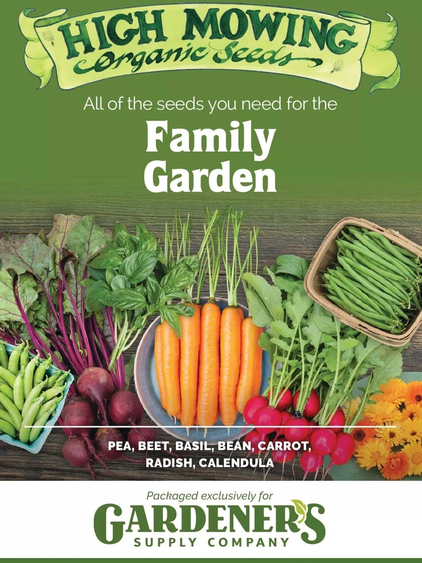 Family Garden Organic Seed Collection, Set Of 7 1 Family Garden Organic Seed Collection, Set Of 7