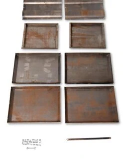 Corten Steel Modular Raised Bed, 2'x4' -Garden Care Shop 8610702 5140 tif